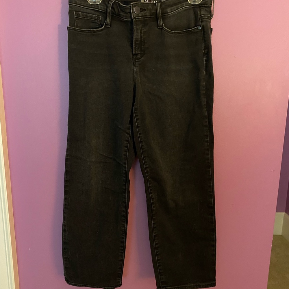 Athleta black jeans. Size 8 petite.